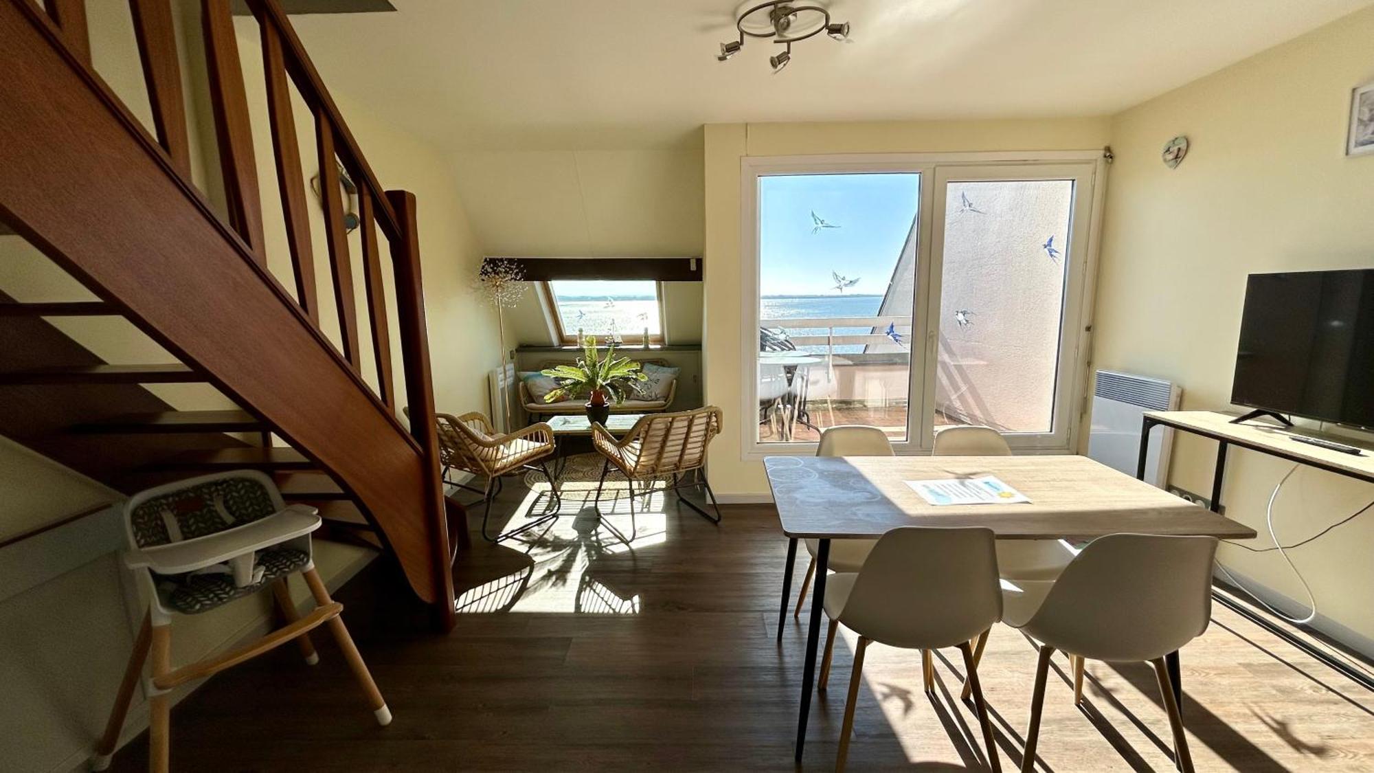 Plein Sud, Appartement Vue Baie, Acces Direct Plage Le Crotoy Dış mekan fotoğraf